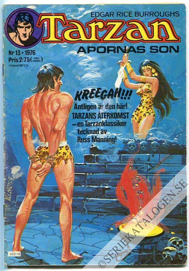 Framsida på Tarzan #13 (1976)