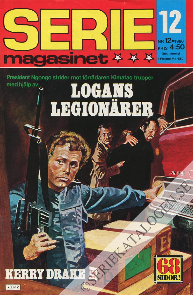 Framsida på Seriemagasinet #12 (1980)