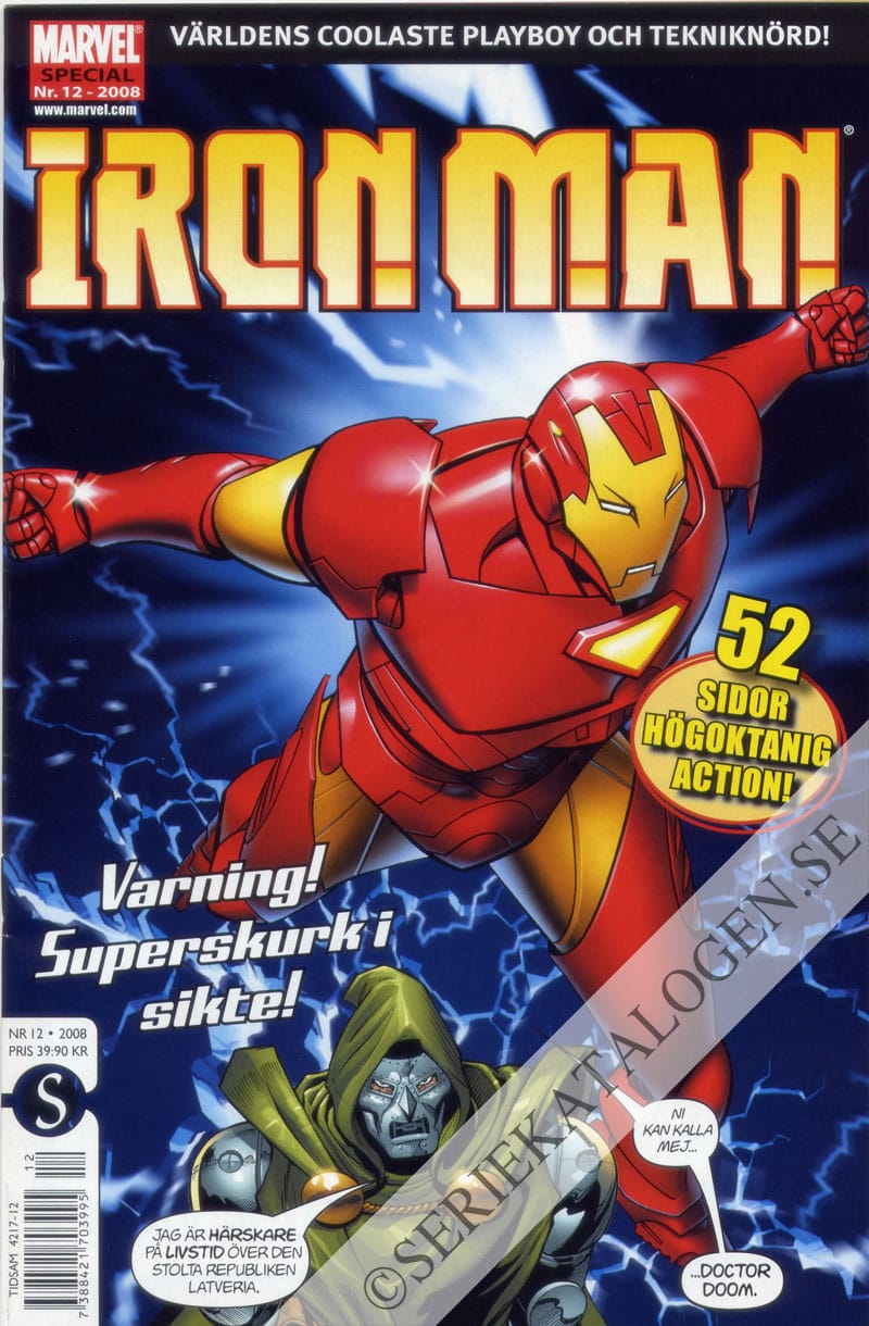 Framsida på Marvel special #12 (2008)