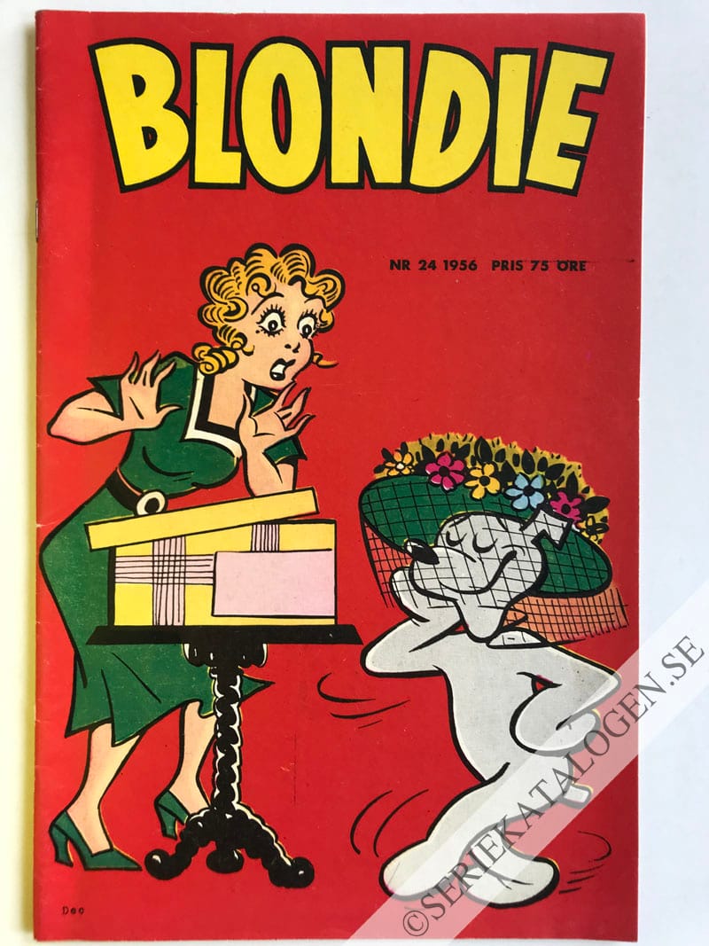 Framsida på Blondie #24 (1956)