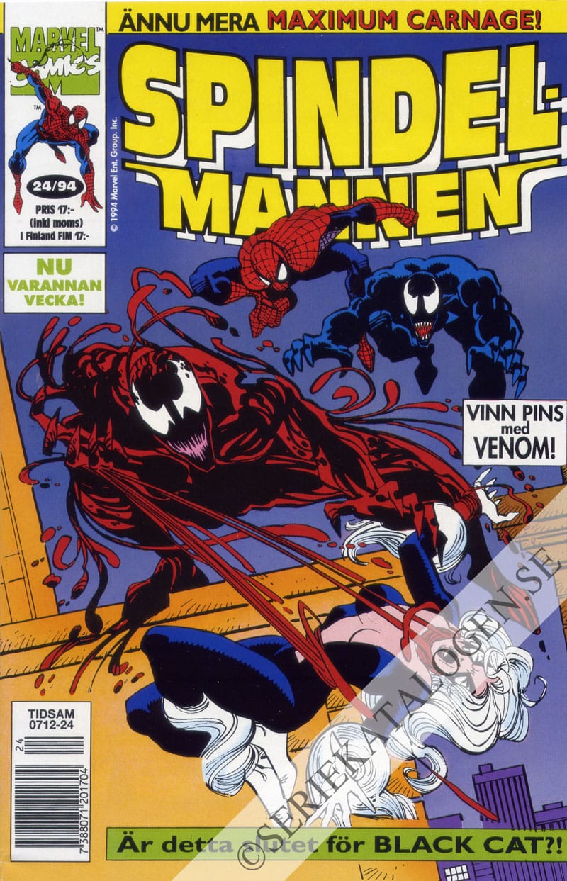 Framsida på Spindelmannen #24 (1994)