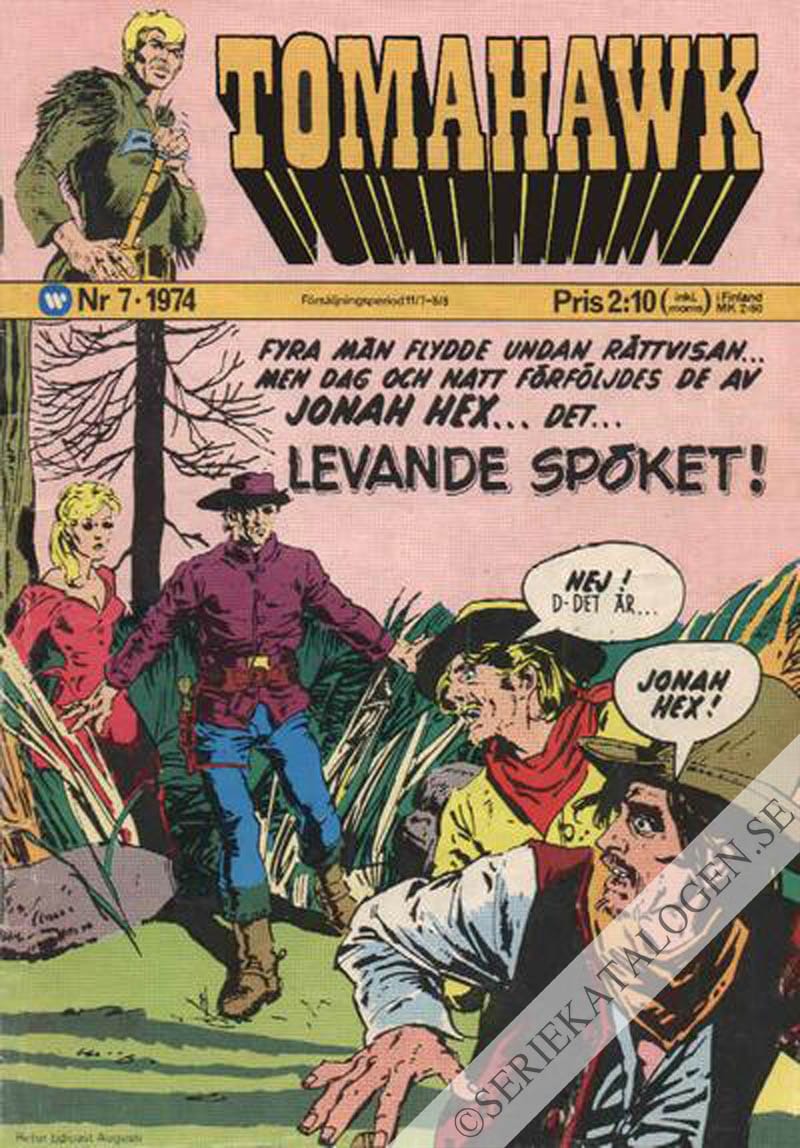 Framsida på Tomahawk #7 (1974)