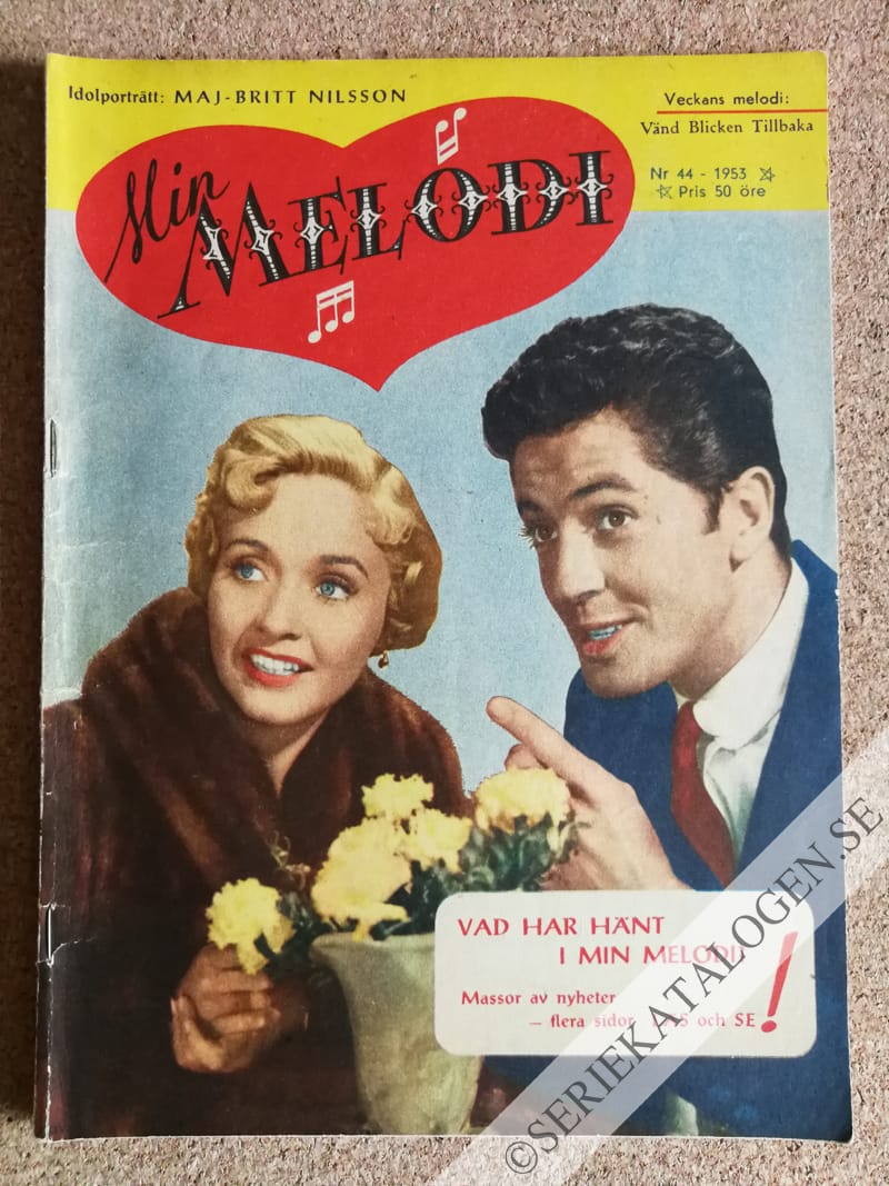 Framsida på Min melodi #44 (1953)
