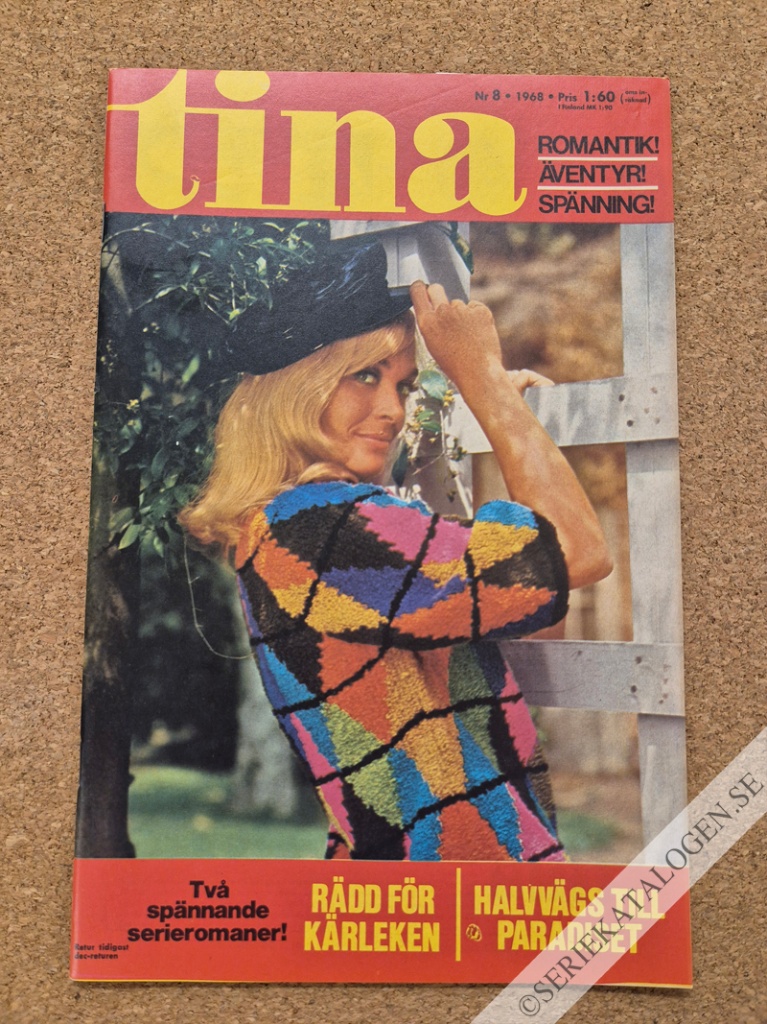 Framsida på Tina #8 (1968)