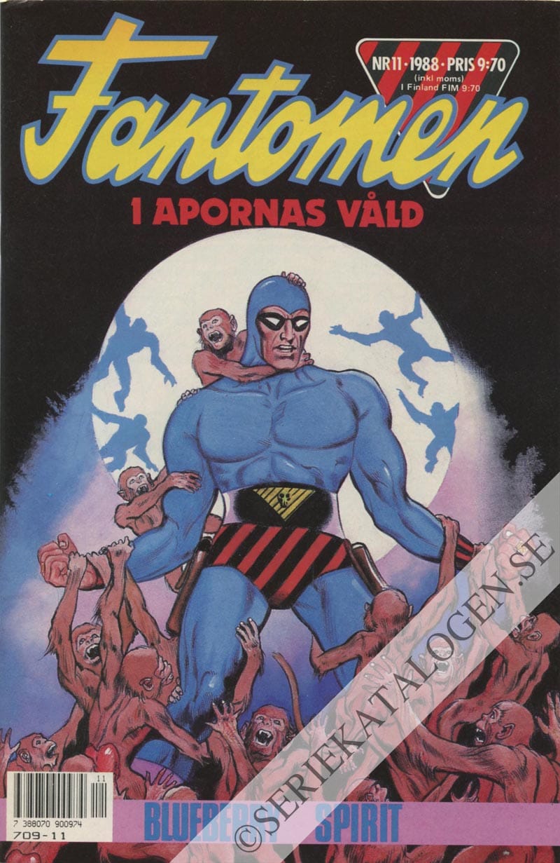 Framsida på Fantomen #11 (1988)