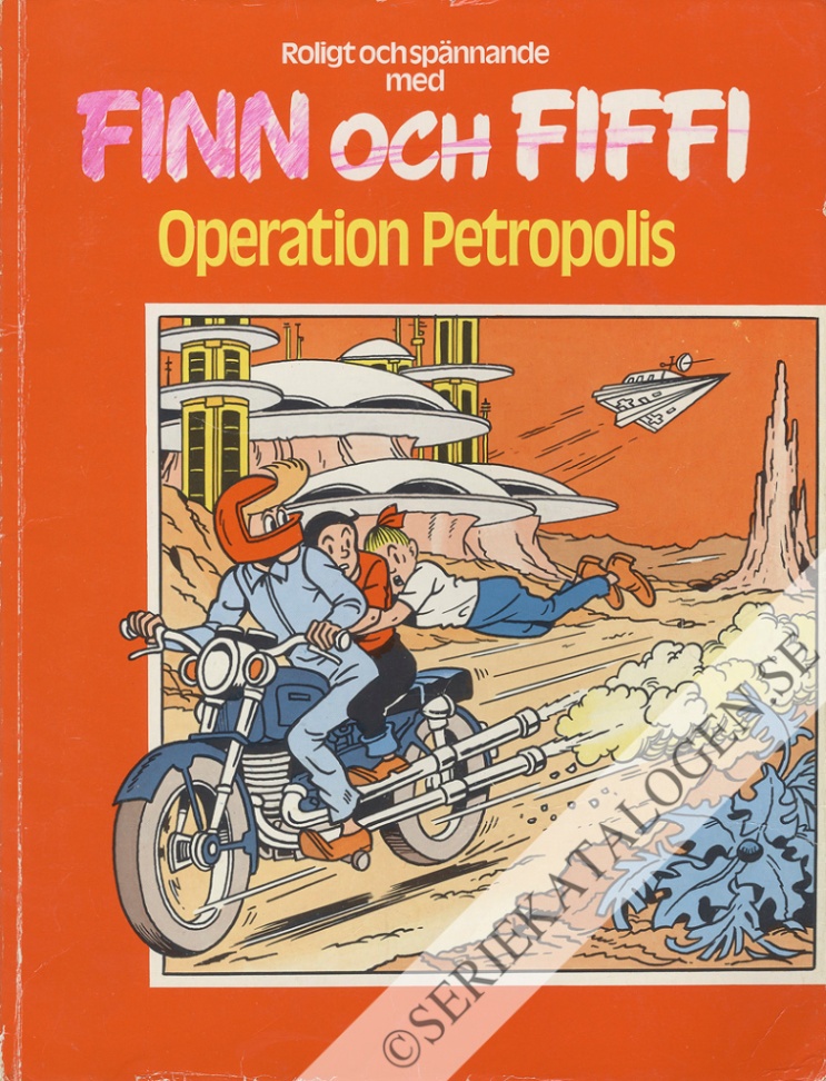 Framsida på Finn och Fiffi #56 - Operation Petropolis (1979)