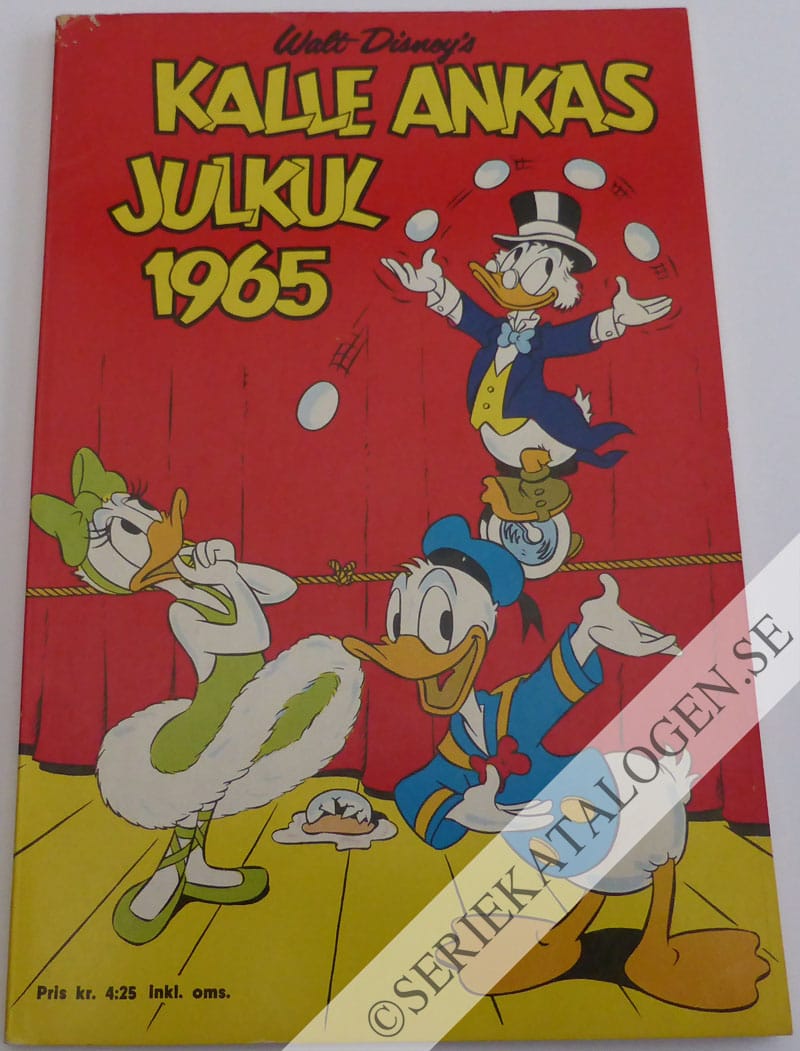 Framsida på Kalle Ankas sommarlov/julkul/jul-kul / Vinterkul med Kalle Anka Kalle Ankas julkul (1965)