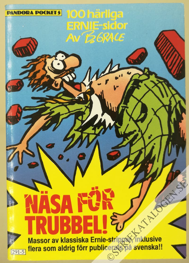 Framsida på Pandora pocket Näsa för trubbel! (1990)