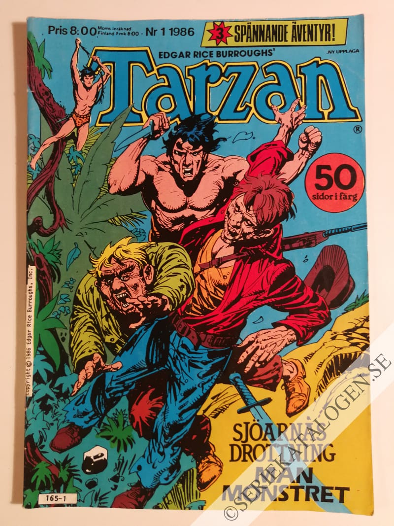 Framsida på Tarzan #1 (1986)