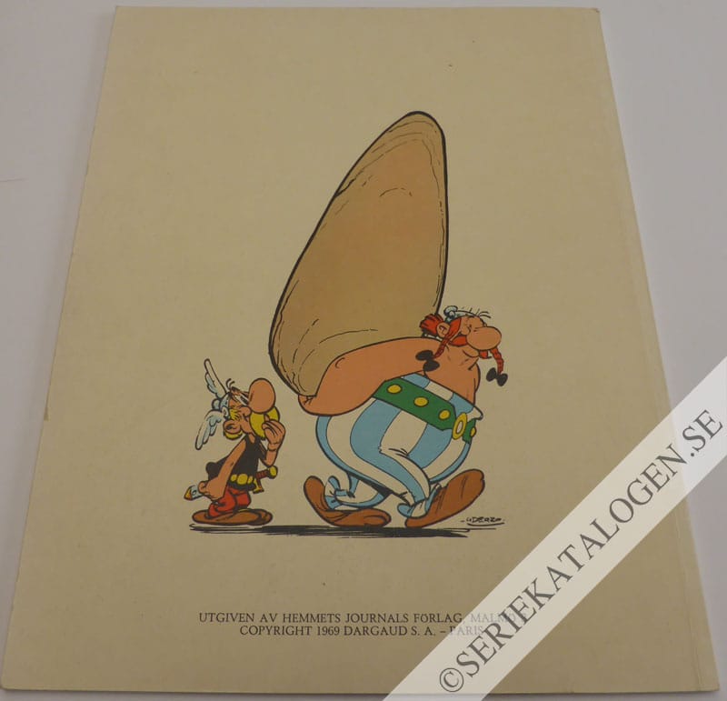 Baksida på Asterix och hans tappra galler (1970)