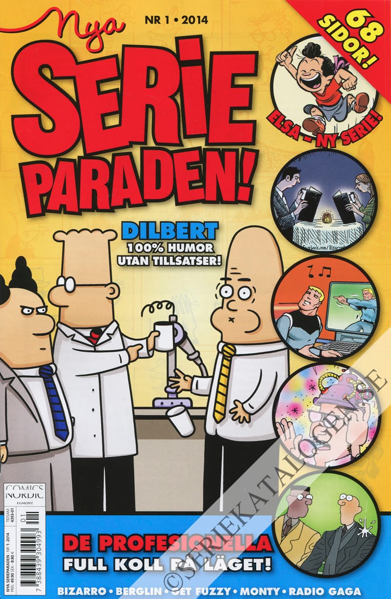 Framsida på Nya Serieparaden #1 (2014)