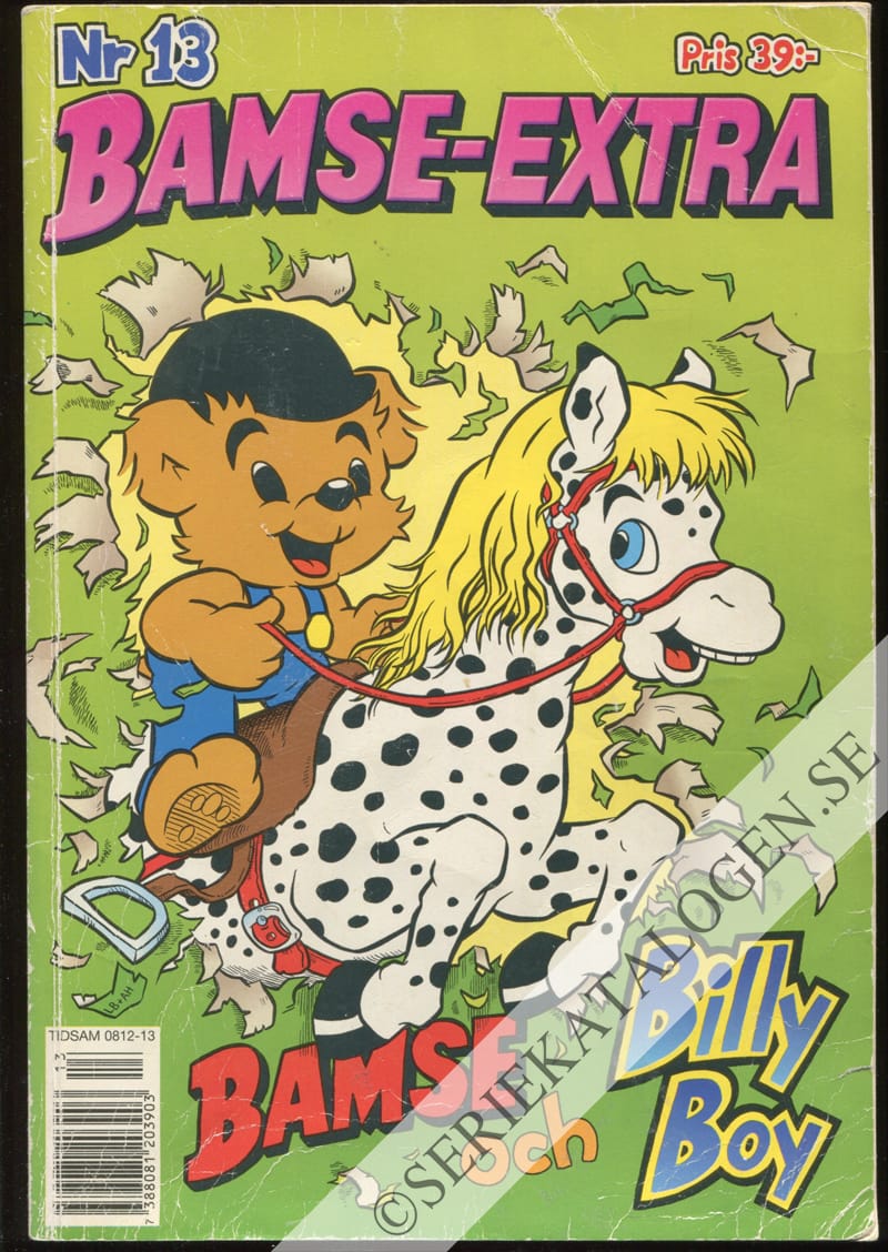 Framsida på Bamse-extra Bamse och Billy Boy (1999)