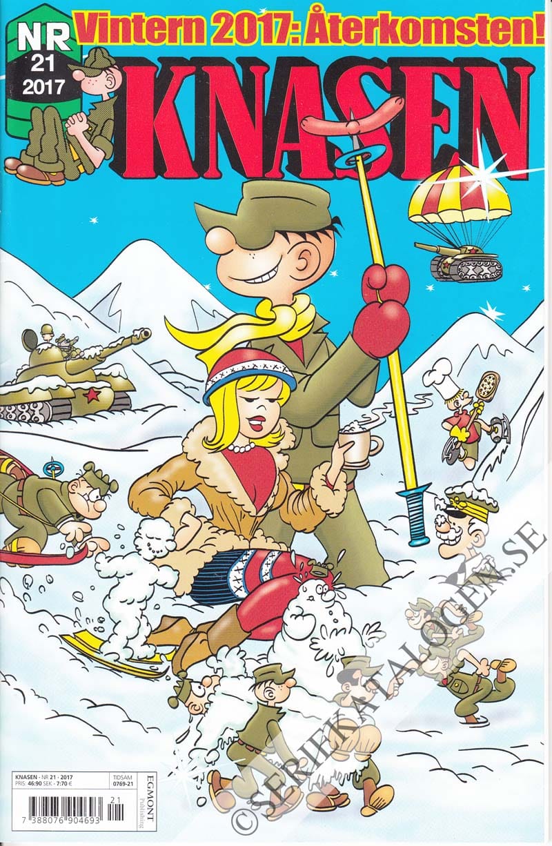 Framsida på Knasen #21 (2017)