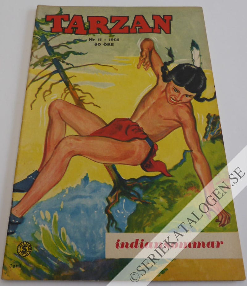 Framsida på Tarzan #11 (1954)