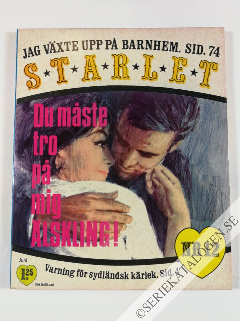 Framsida på Starlet #12 (1967)