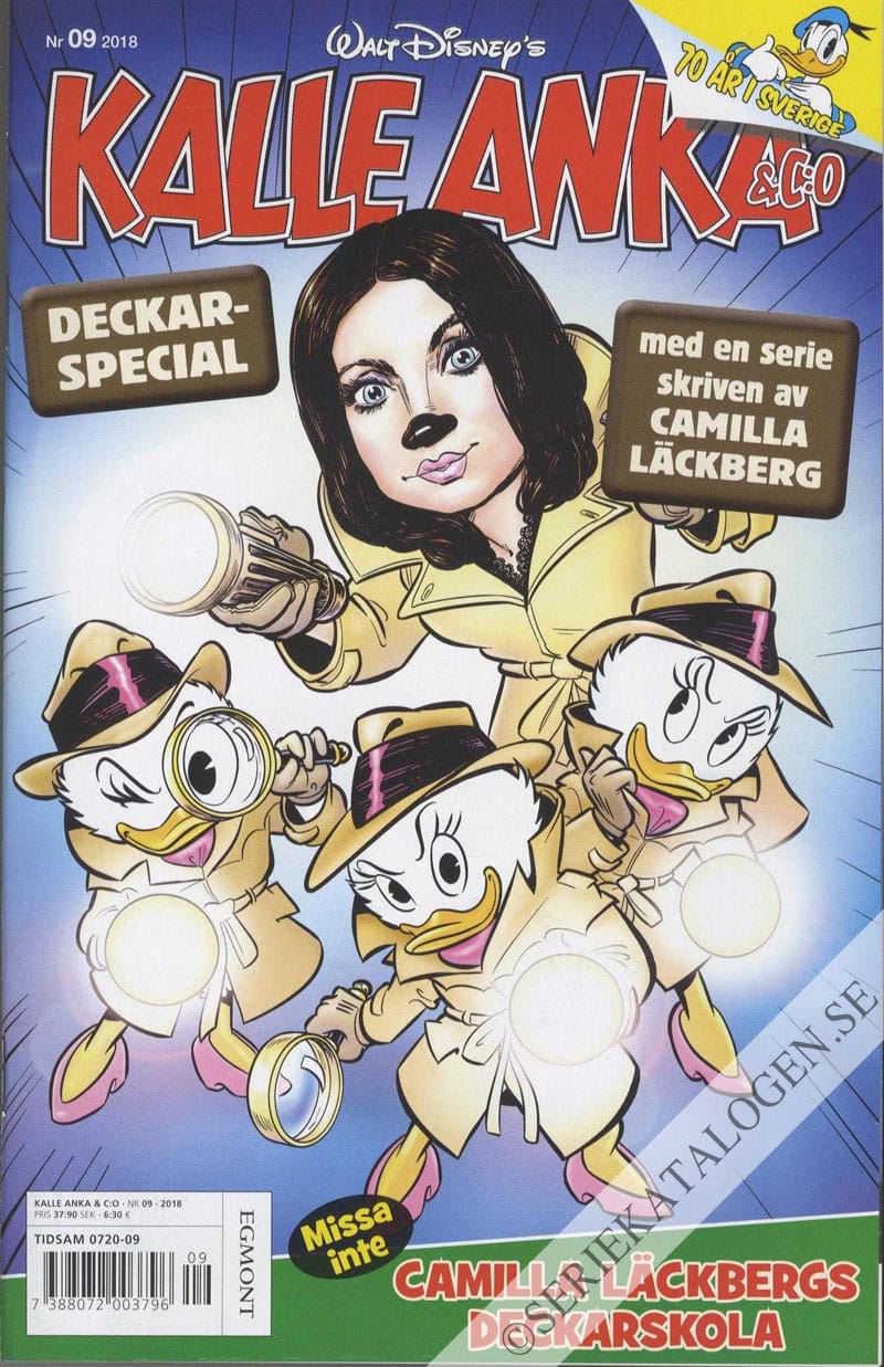Framsida på Kalle Anka & C:o #9 (2018)