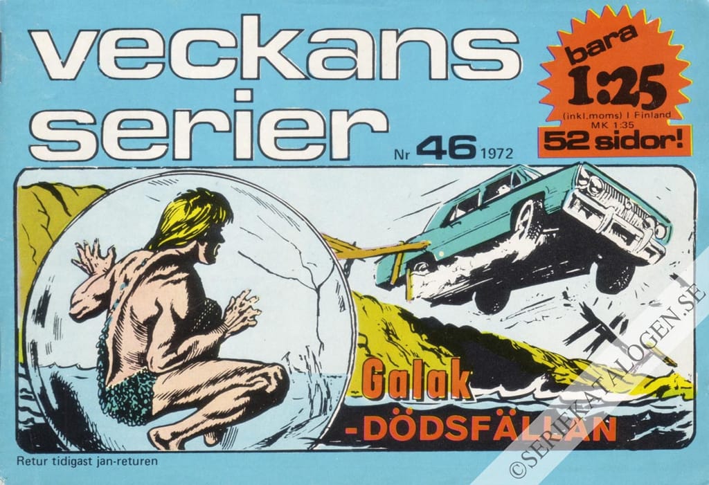 Framsida på Veckans serier #46 (1972)