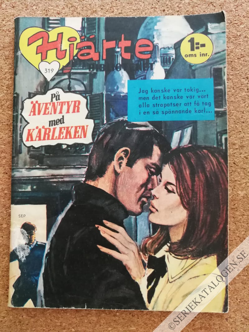 Framsida på Min melodis hjärtebibliotek På äventyr med kärleken (1966)