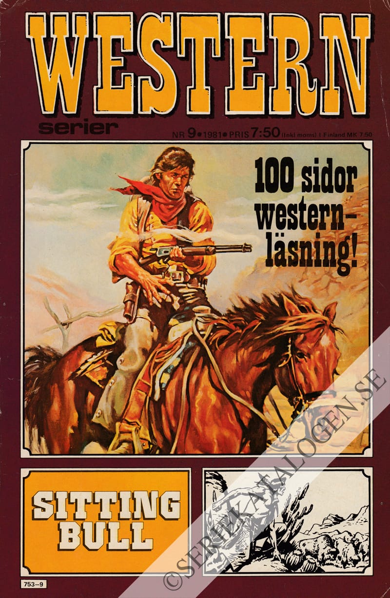 Framsida på Westernserier #9 (1981)