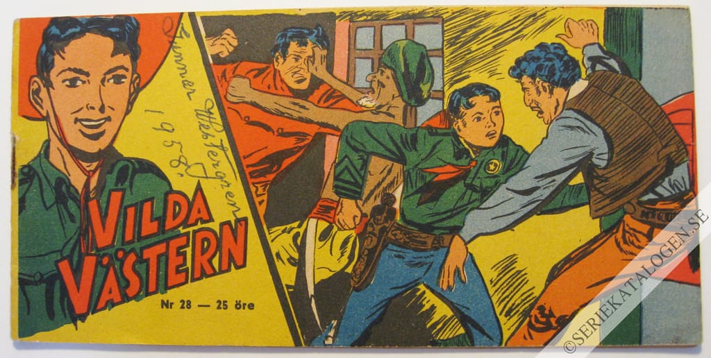 Framsida på Vilda Västern #28 (1958)