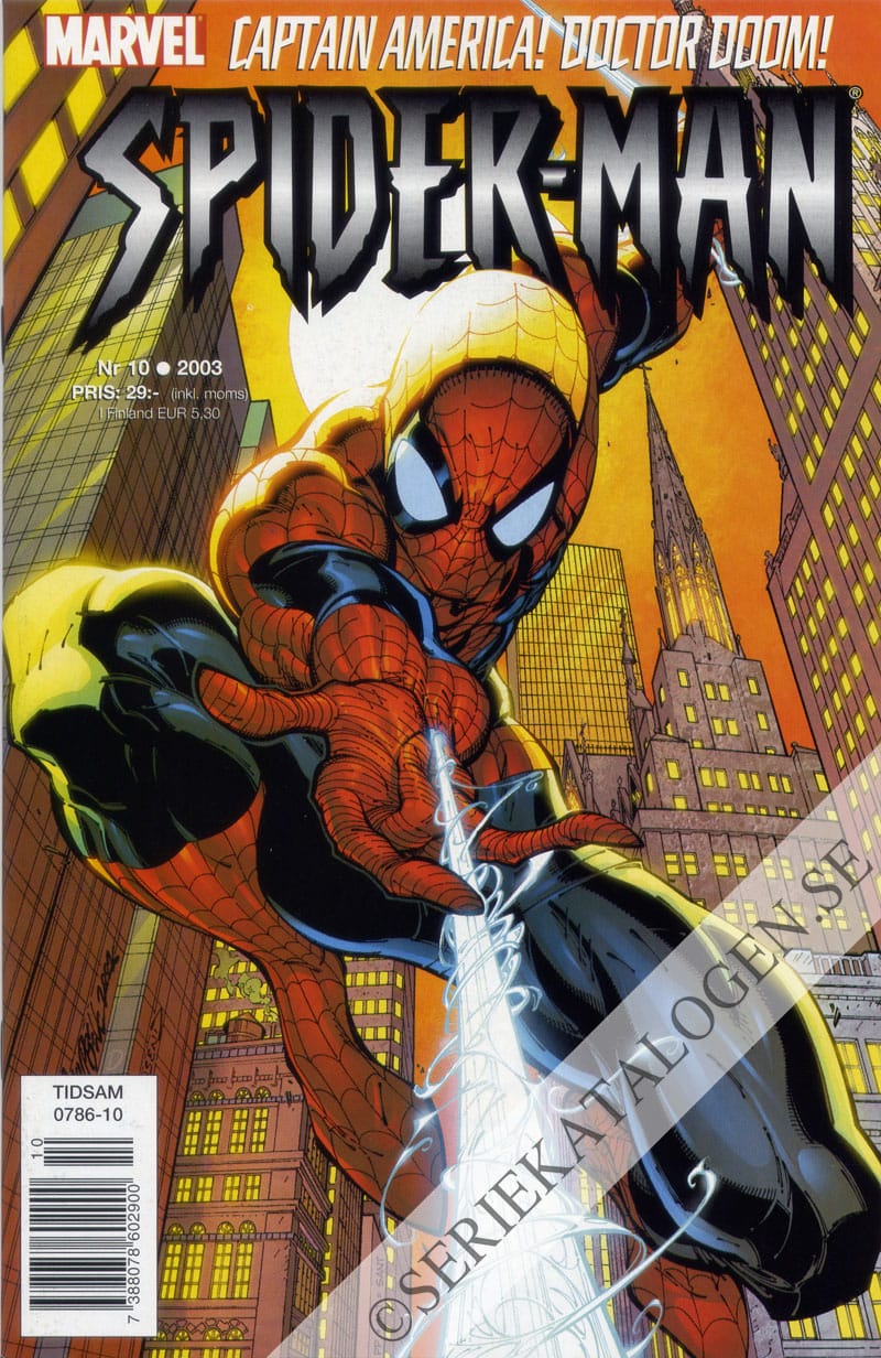 Framsida på Spider-Man #10 (2003)