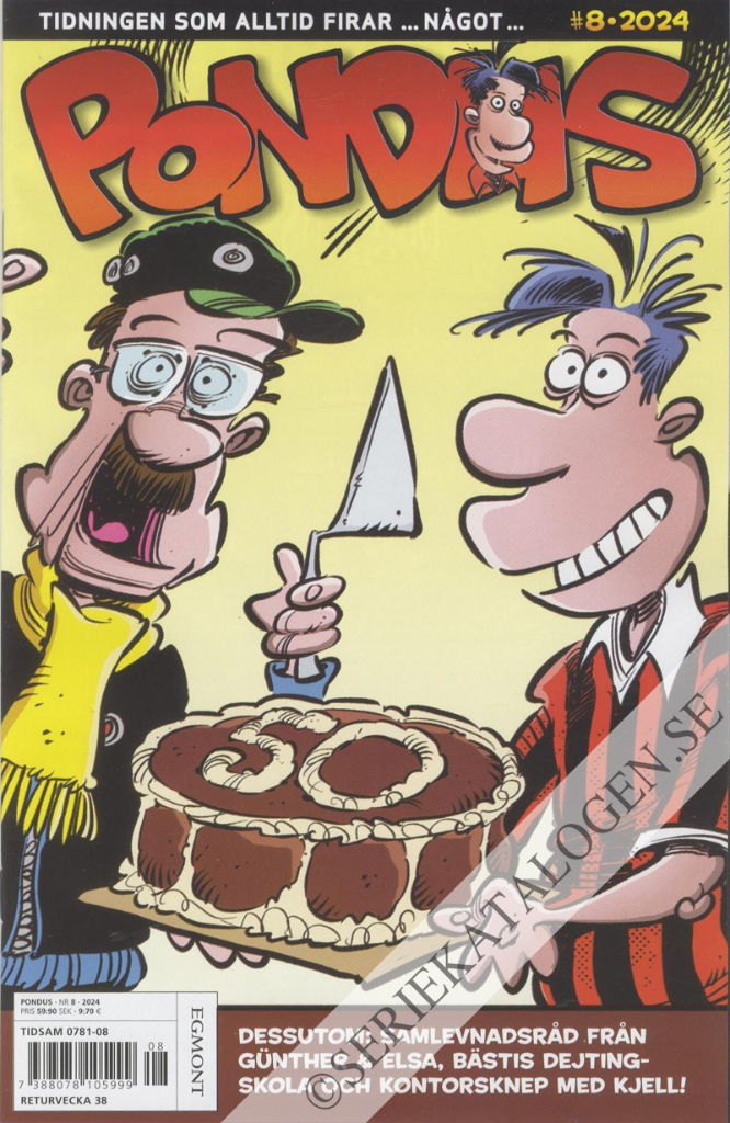 Framsida på Pondus #8 (2024)