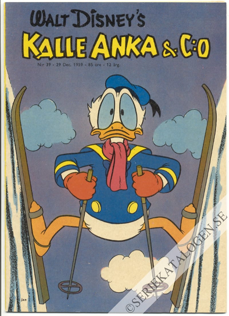 Framsida på Kalle Anka & C:o #39 (1959)