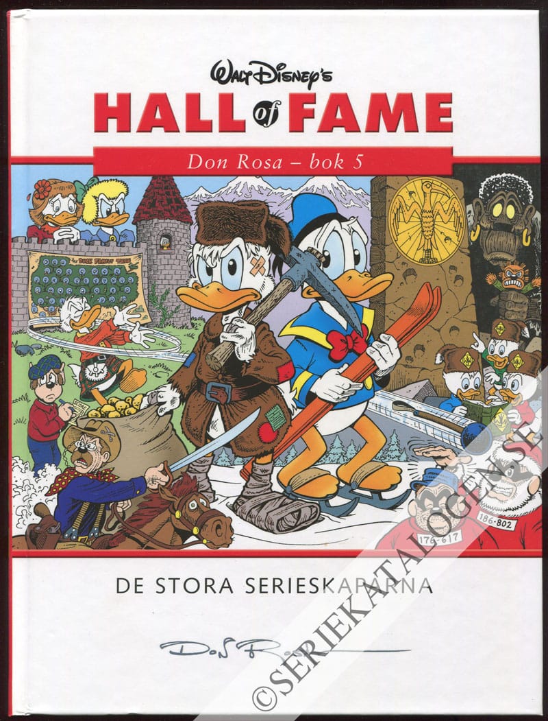 Framsida utan skyddsomslag på Don Rosa - bok 5 (2007)