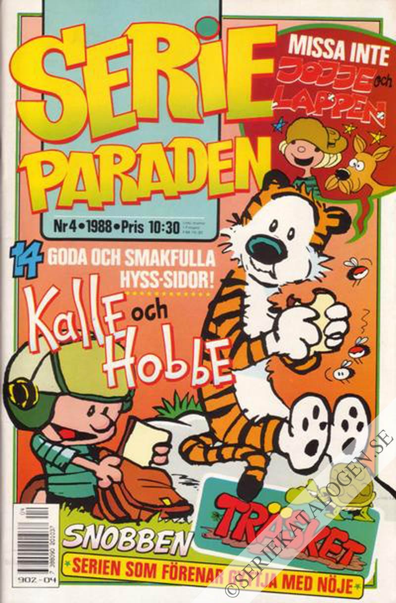 Framsida på Serie-paraden #4 (1988)