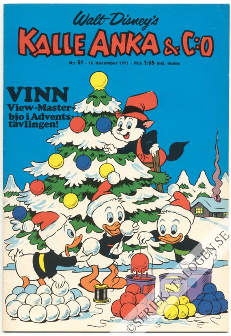 Framsida på Kalle Anka & C:o #51 (1971)