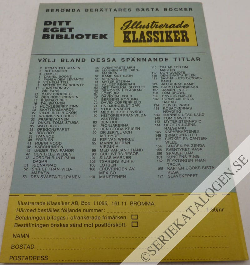 Baksida på Attack commandos (1970)
