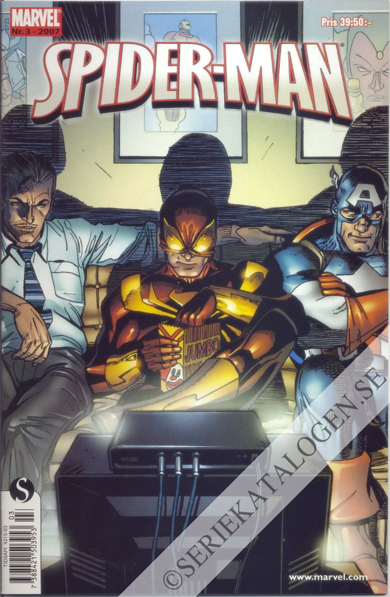 Framsida på Spider-Man #3 (2007)