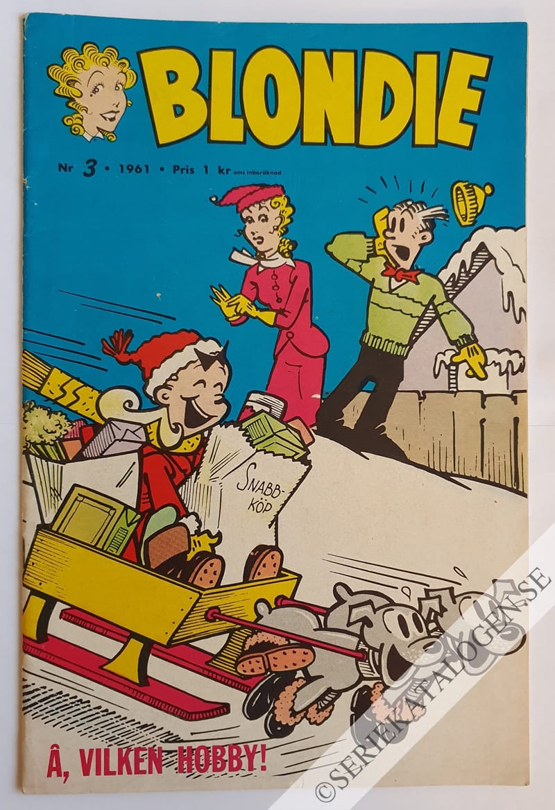 Framsida på Blondie #3 (1961)