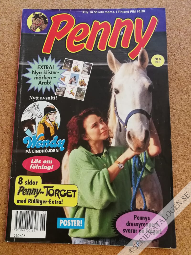 Framsida på Penny #6 (1992)