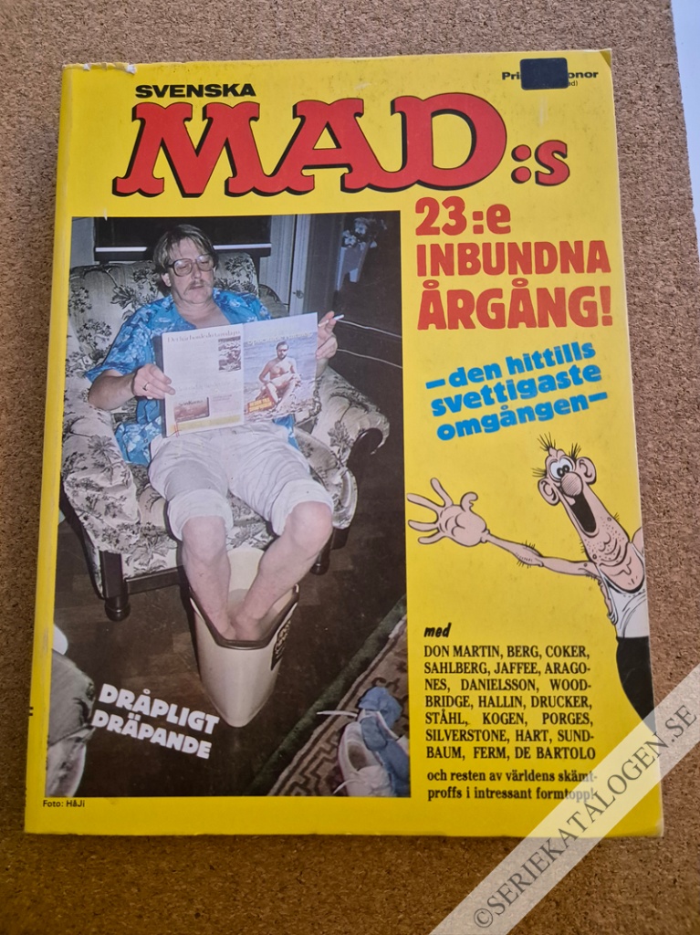 Framsida på Svenska MAD inbundna årgångar #1982 (1983)