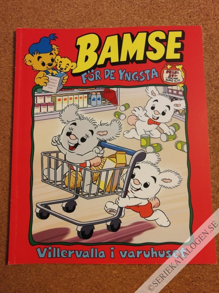 Framsida på Bamse för de yngsta Villervalla i varuhuset (2018)