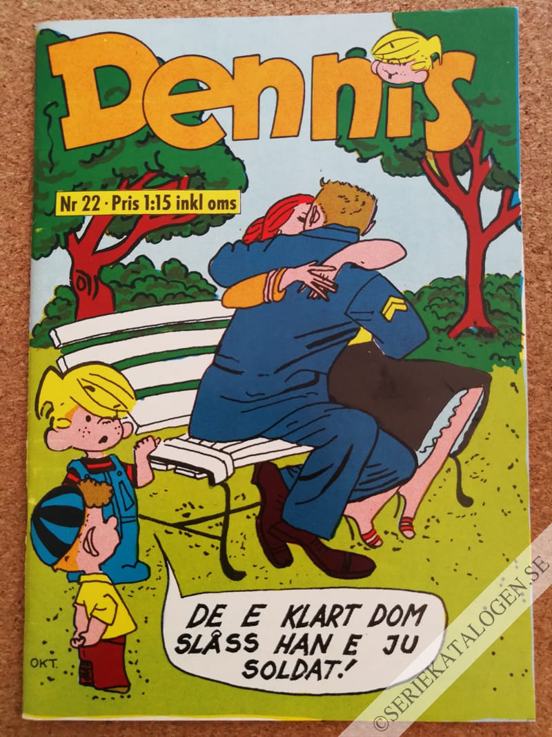 Framsida på Dennis #22 (1968)