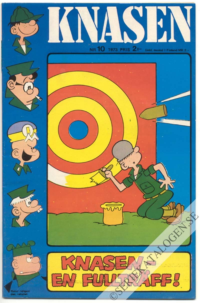 Framsida på Knasen #10 (1973)