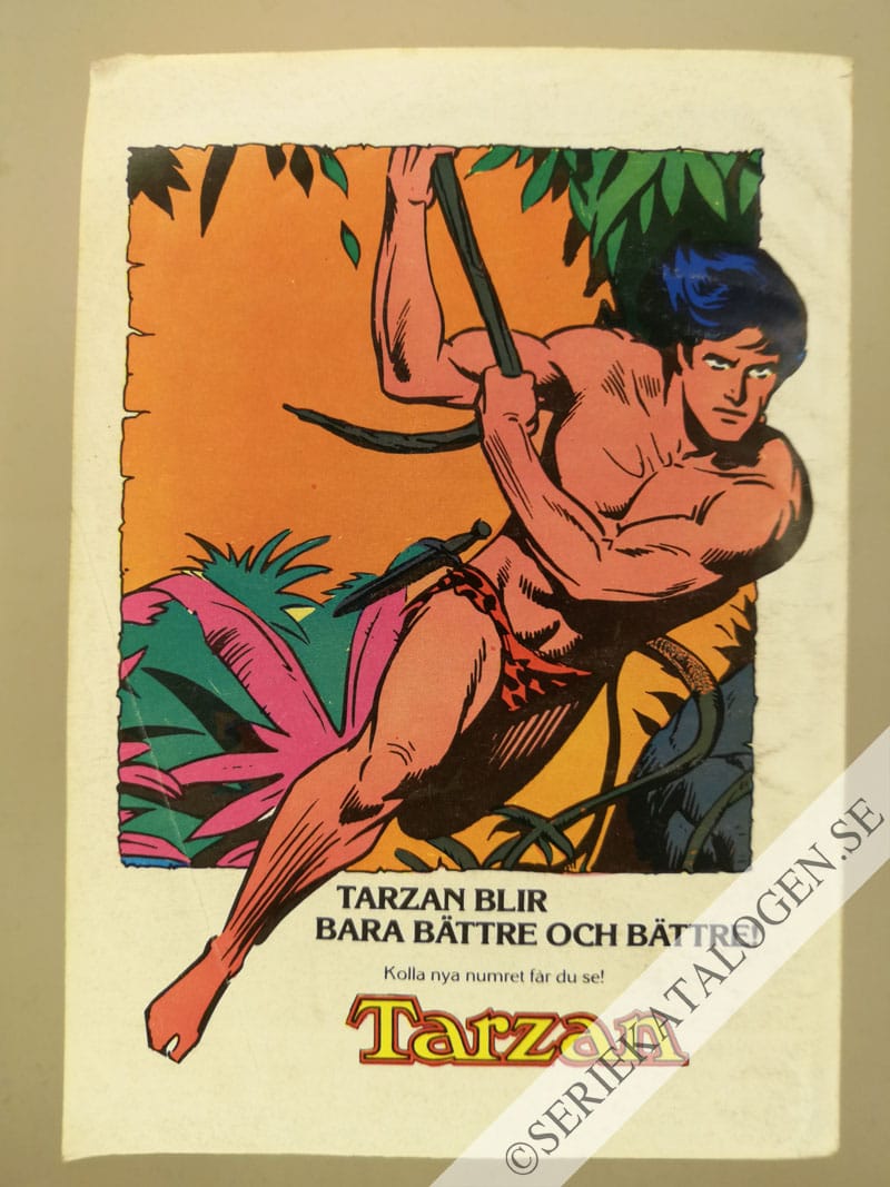 Baksida på Operation Ökenräven (1987)