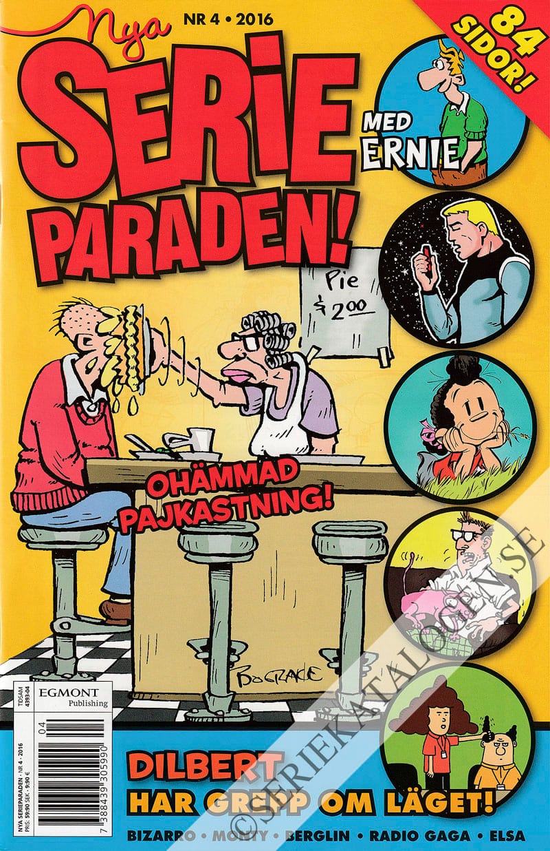 Framsida på Nya Serieparaden #4 (2016)