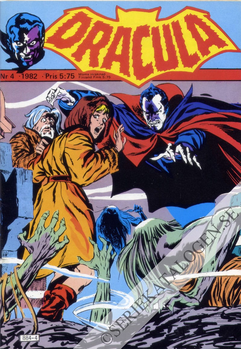 Framsida på Dracula #4 (1982)