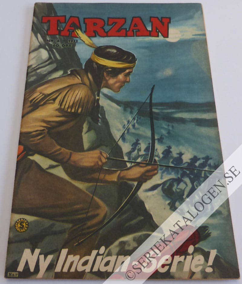 Framsida på Tarzan #4 (1953)