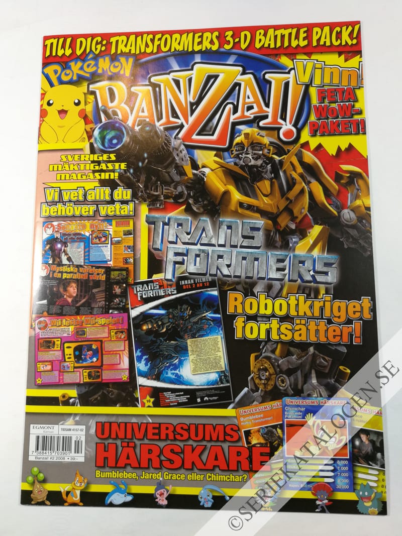 Framsida på Banzai! #2 (2008)