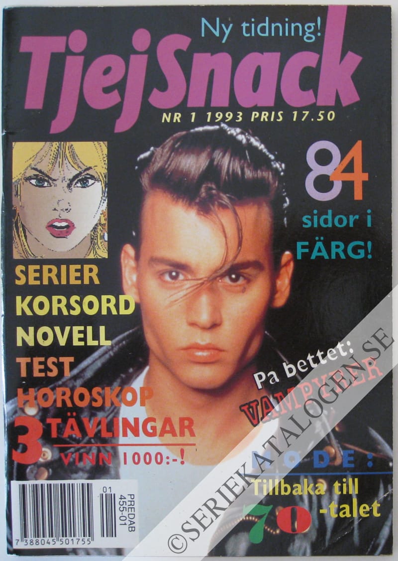 Framsida på Tjejsnack #1 (1993)