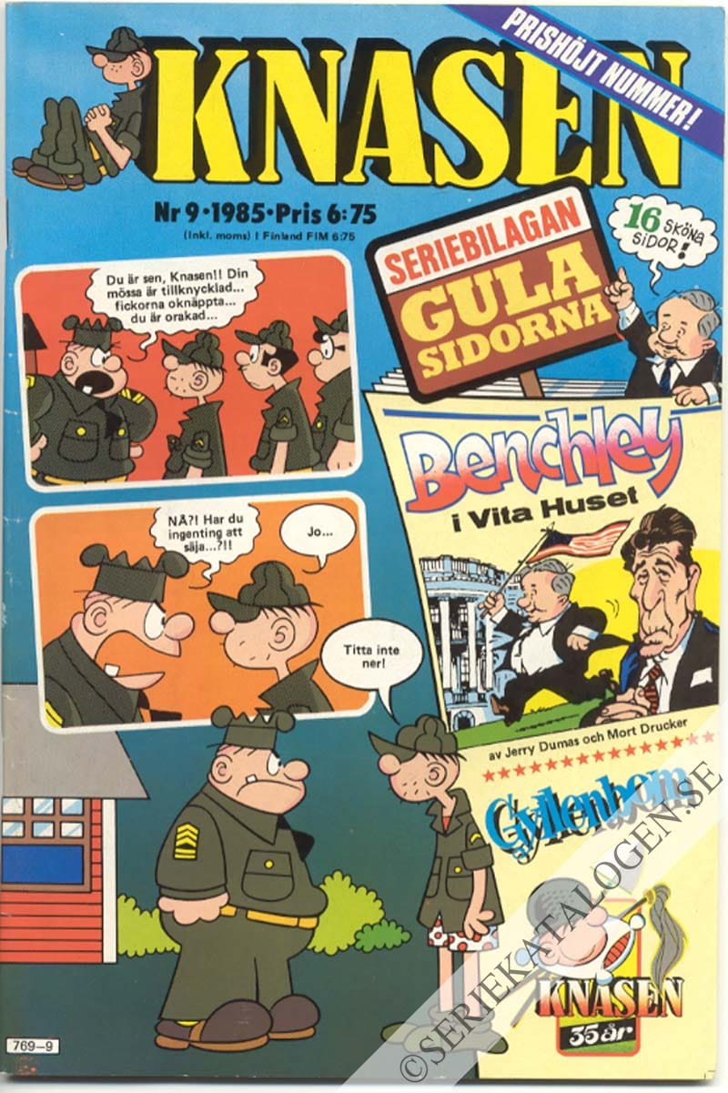 Framsida på Knasen #9 (1985)