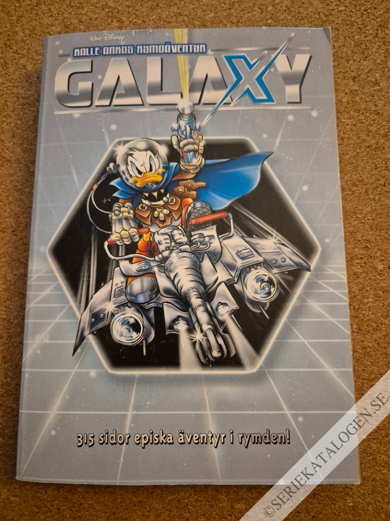 Framsida på Ankeborgs samlarpocket Kalle Ankas rymdäventyr - Galaxy (2019)