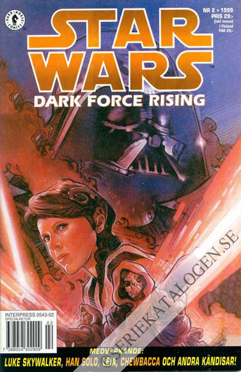 Framsida på Star Wars Dark Force Rising (1999)