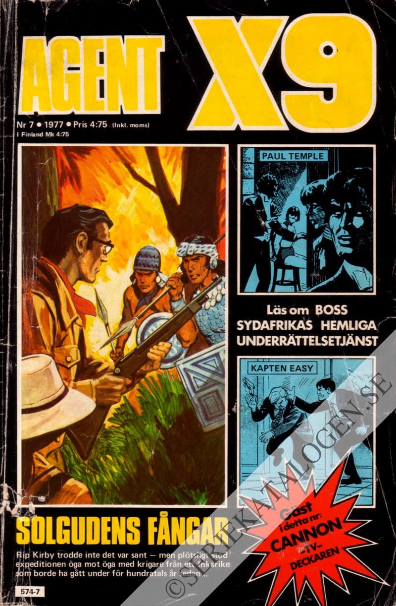 Framsida på Agent X9 #7 (1977)