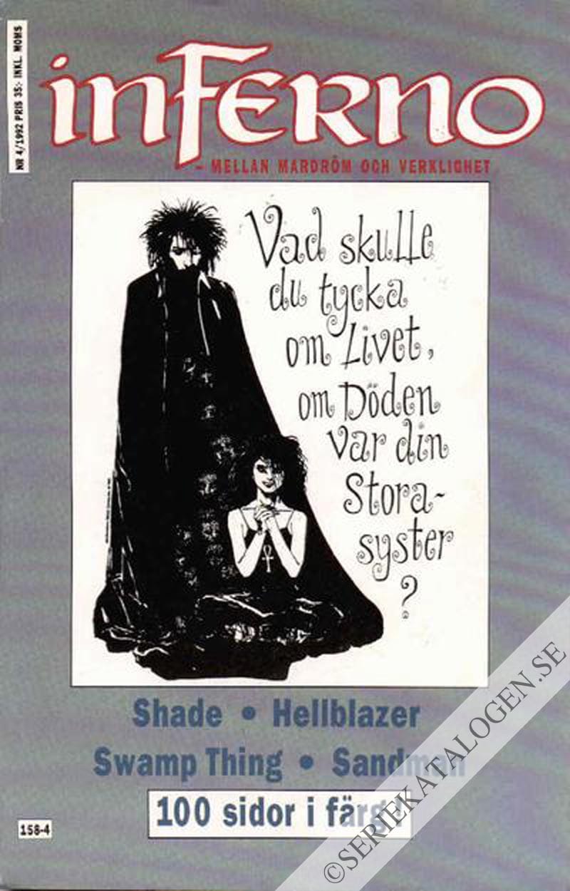 Framsida på inFerno #4 (1992)