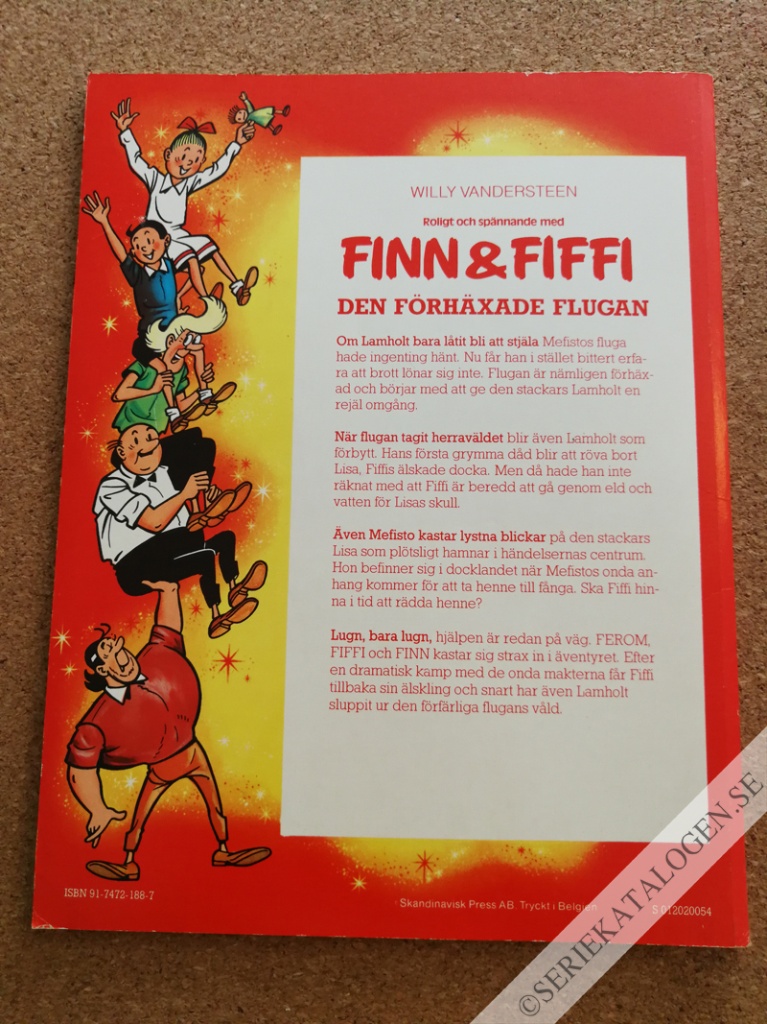 Baksida på Den förhäxade flugan (19??)